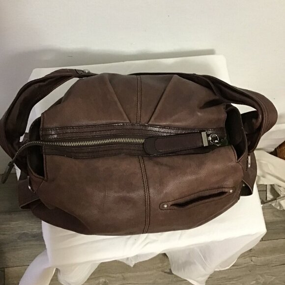 B Makowsky Genuine Leather Hobo Bag - Picture 13 of 13